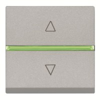 2CLA226120N1301 Механизм электронного выключателя жалюзи, 700 ВА, 2-модульный, серия Zenit, цвет серебристый