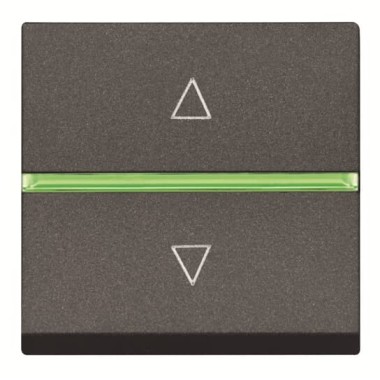 2CLA226120N1801 Механизм электронного выключателя жалюзи, 700 ВА, 2-модульный, серия Zenit, цвет антрацит