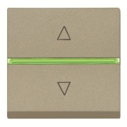 2CLA226120N1901 Механизм электронного выключателя жалюзи, 700 ВА, 2-модульный, серия Zenit, цвет шампань