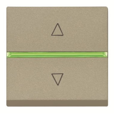 2CLA226120N1901 Механизм электронного выключателя жалюзи, 700 ВА, 2-модульный, серия Zenit, цвет шампань