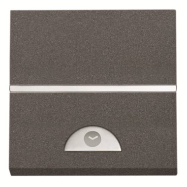 2CLA226210N1801 Механизм электронного выключателя на МОПТ с таймером 10 сек - 10 мин., 40-500 Вт, 2-модульный, серия Zenit, цвет антрацит