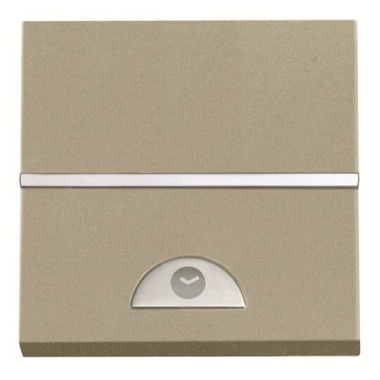 2CLA226210N1901 Механизм электронного выключателя на МОПТ с таймером 10 сек - 10 мин., 40-500 Вт, 2-модульный, серия Zenit, цвет шампань