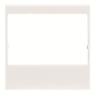 2CLA226800N1101 Накладка (центральная плата) для механизма цифрового FM-радио арт.9368 и/или механизма (блока) ДУ арт.9368.2, серия Zenit, цвет альпийский белый