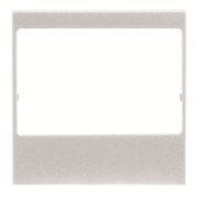 2CLA226800N1301 Накладка (центральная плата) для механизма цифрового FM-радио арт.9368 и/или механизма (блока) ДУ арт.9368.2, серия Zenit, цвет серебристый