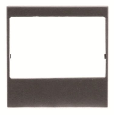 2CLA226800N1801 Накладка (центральная плата) для механизма цифрового FM-радио арт.9368 и/или механизма (блока) ДУ арт.9368.2, серия Zenit, цвет антрацит