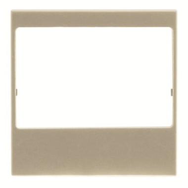 2CLA226800N1901 Накладка (центральная плата) для механизма цифрового FM-радио арт.9368 и/или механизма (блока) ДУ арт.9368.2, серия Zenit, цвет шампань