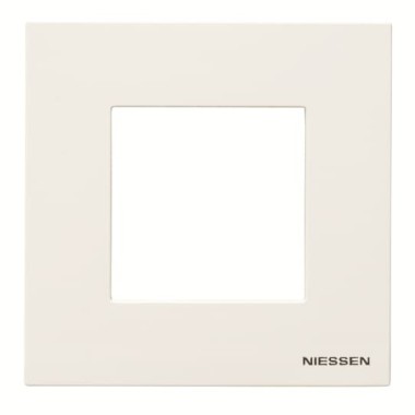 2CLA227100N1101 Рамка 1-постовая, 2-модульная, серия Zenit, цвет альпийский белый