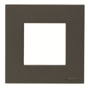 2CLA227100N1801 Рамка 1-постовая, 2-модульная, серия Zenit, цвет антрацит