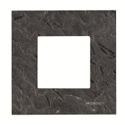 2CLA227100N2201 Рамка 1-постовая, 2-модульная, серия Zenit, натуральный сланец