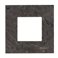 2CLA227100N2201 Рамка 1-постовая, 2-модульная, серия Zenit, натуральный сланец