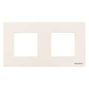 2CLA227200N1101 Рамка 2-постовая, серия Zenit, цвет альпийский белый