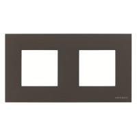 2CLA227200N1801 Рамка 2-постовая, серия Zenit, цвет антрацит