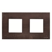 2CLA227200N2101 Рамка 2-постовая, серия Zenit, натуральное венге