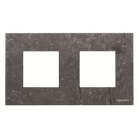 2CLA227200N2201 Рамка 2-постовая, серия Zenit, натуральный сланец