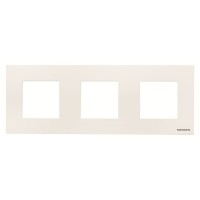 2CLA227300N1101 Рамка 3-постовая, серия Zenit, цвет альпийский белый