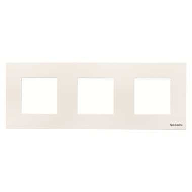 2CLA227300N1101 Рамка 3-постовая, серия Zenit, цвет альпийский белый