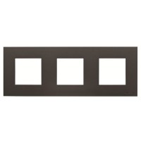 2CLA227300N1801 Рамка 3-постовая, серия Zenit, цвет антрацит