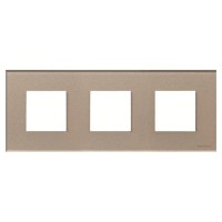 2CLA227300N3901 Рамка 3-постовая, 2-модульная, серия Zenit, стекло Брызги шампанского