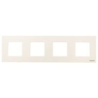 2CLA227400N1101 Рамка 4-постовая, серия Zenit, цвет альпийский белый