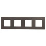2CLA227400N1801 Рамка 4-постовая, серия Zenit, цвет антрацит