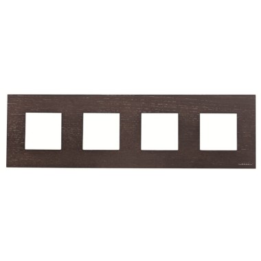 2CLA227400N2101 Рамка 4-постовая, серия Zenit, натуральное венге