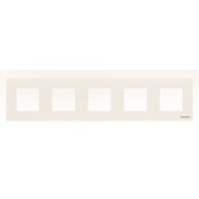 2CLA227500N1101 Рамка 5-постовая, 2-модульная, серия Zenit, цвет альпийский белый