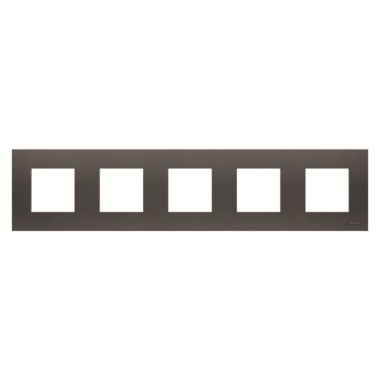 2CLA227500N1801 Рамка 5-постовая, 2-модульная, серия Zenit, цвет антрацит