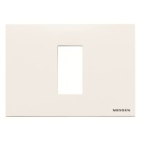 2CLA247100N1101 Рамка итальянского стандарта на 1 модуль, серия Zenit, цвет альпийский белый