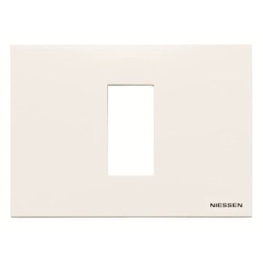 2CLA247100N1101 Рамка итальянского стандарта на 1 модуль, серия Zenit, цвет альпийский белый