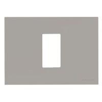 2CLA247100N1301 Рамка итальянского стандарта на 1 модуль, серия Zenit, цвет серебристый