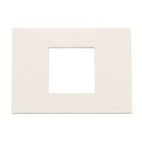 2CLA247200N1101 Рамка итальянского стандарта на 2 модуля, серия Zenit, цвет альпийский белый