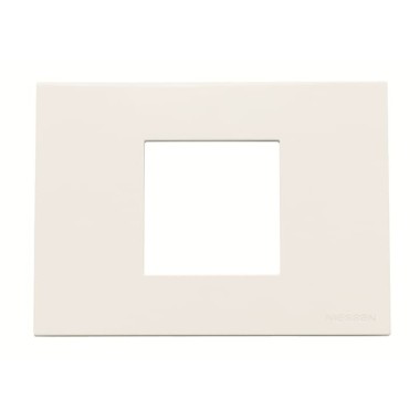 2CLA247200N1101 Рамка итальянского стандарта на 2 модуля, серия Zenit, цвет альпийский белый