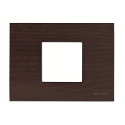 2CLA247200N2101 Рамка итальянского стандарта 3M, 2-модульная, базовая, серия Zenit, цвет натуральное дерево венге