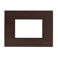 2CLA247300N2101 Рамка итальянского стандарта на 3 модуля, серия Zenit, натуральное венге