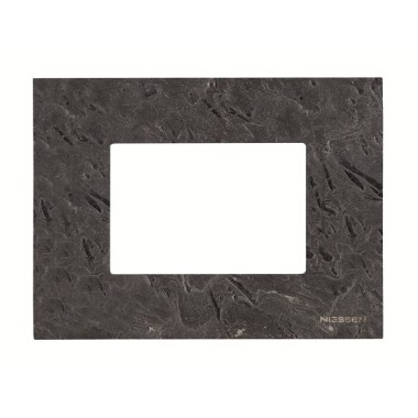 2CLA247300N2201 Рамка итальянского стандарта на 3 модуля, серия Zenit, натуральный сланец