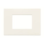 2CLA247310N1101 Рамка итальянского стандарта 3M, 3-модульная, базовая, серия Zenit, цвет альпийский белый