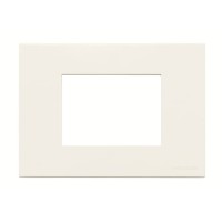 2CLA247310N1101 Рамка итальянского стандарта 3M, 3-модульная, базовая, серия Zenit, цвет альпийский белый