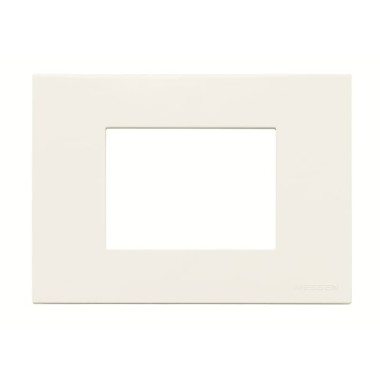 2CLA247310N1101 Рамка итальянского стандарта 3M, 3-модульная, базовая, серия Zenit, цвет альпийский белый