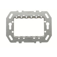 2CLA247390N1001 Суппорт стальной для рамок итальянского стандарта, на 1-2-3 модуля, без монтажных лапок