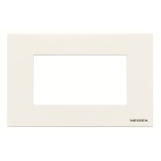 2CLA247400N1101 Рамка итальянского стандарта на 4 модуля, серия Zenit, цвет альпийский белый