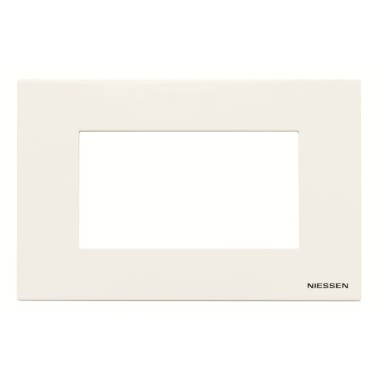 2CLA247400N1101 Рамка итальянского стандарта на 4 модуля, серия Zenit, цвет альпийский белый