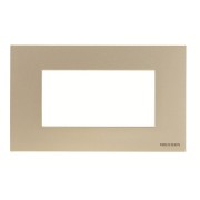 2CLA247400N1901 Рамка итальянского стандарта на 4 модуля, серия Zenit, цвет шампань