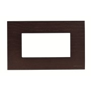 2CLA247400N2101 Рамка итальянского стандарта на 4 модуля, серия Zenit, натуральное венге