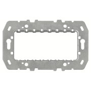 2CLA247490N1001 Суппорт стальной для рамок итальянского стандарта, на 4 модуля, без монтажных лапок
