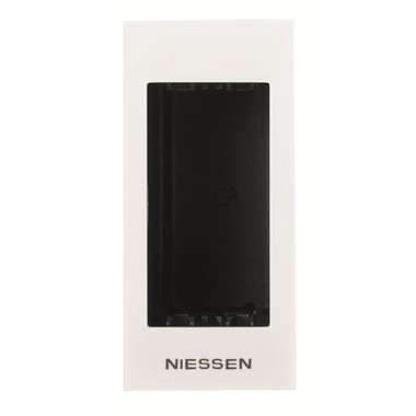 2CLA267100N1101 Цоколь для установки в мебель/перегородки на 1 модуль, серия Zenit, цвет альпийский белый