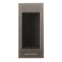 2CLA267100N1801 Цоколь для установки в мебель/перегородки на 1 модуль, серия Zenit, цвет антрацит