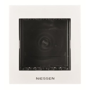 2CLA267200N1101 Цоколь для установки в мебель/перегородки на 2 модуля, серия Zenit, цвет альпийский белый