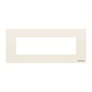 2CLA277700N1101 Рамка итальянского стандарта на 7 модулей, серия Zenit, цвет альпийский белый