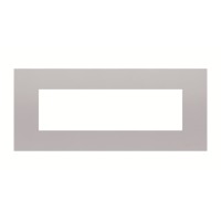 2CLA277700N1301 Рамка итальянского стандарта на 7 модулей, серия Zenit, цвет серебристый