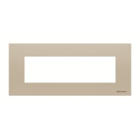 2CLA277700N1901 Рамка итальянского стандарта на 7 модулей, серия Zenit, цвет шампань